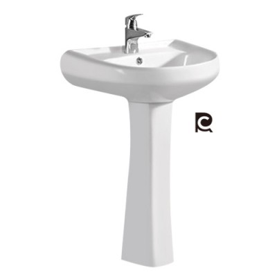 Economic  design Factory Direct Ceramic Pedestal Wash Basin low price